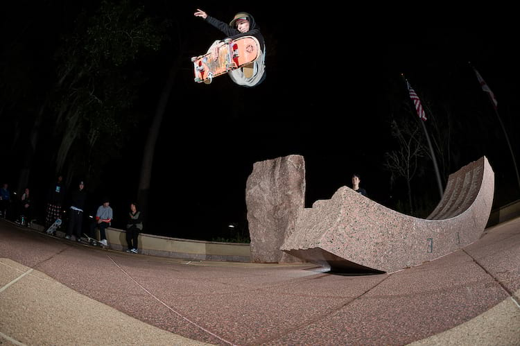 Aaron Goure Am Scramble 2019 Frontside grab blaster