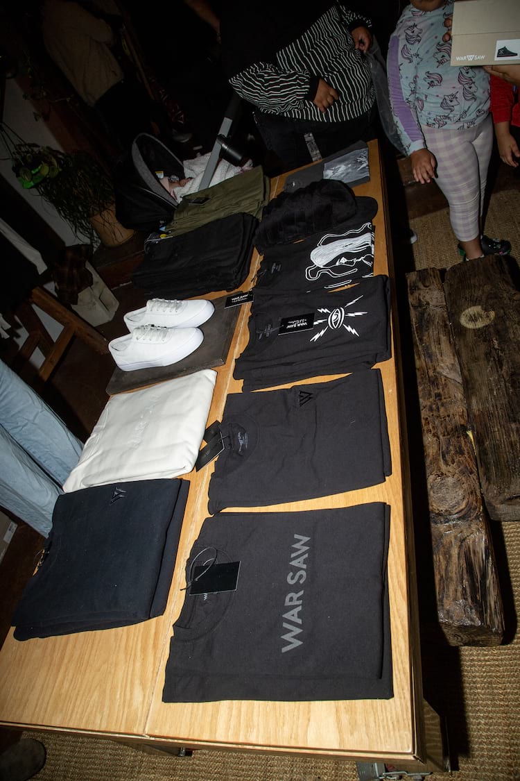 13 WARSAW Merch Table 2000