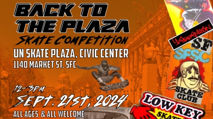 <span class='eventDate'>September 21, 2024</span><style>.eventDate {font-size:14px;color:rgb(150,150,150);font-weight:bold;}</style><br />UN Civic Center Skate Competition